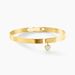 Bracelet Jonc Big Love Acier Jaune Cristal - Bracelets joncs Femme | Marc Orian
