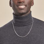 Collier Jourdan Homme Mikeno Acier Blanc - Colliers Homme | Marc Orian