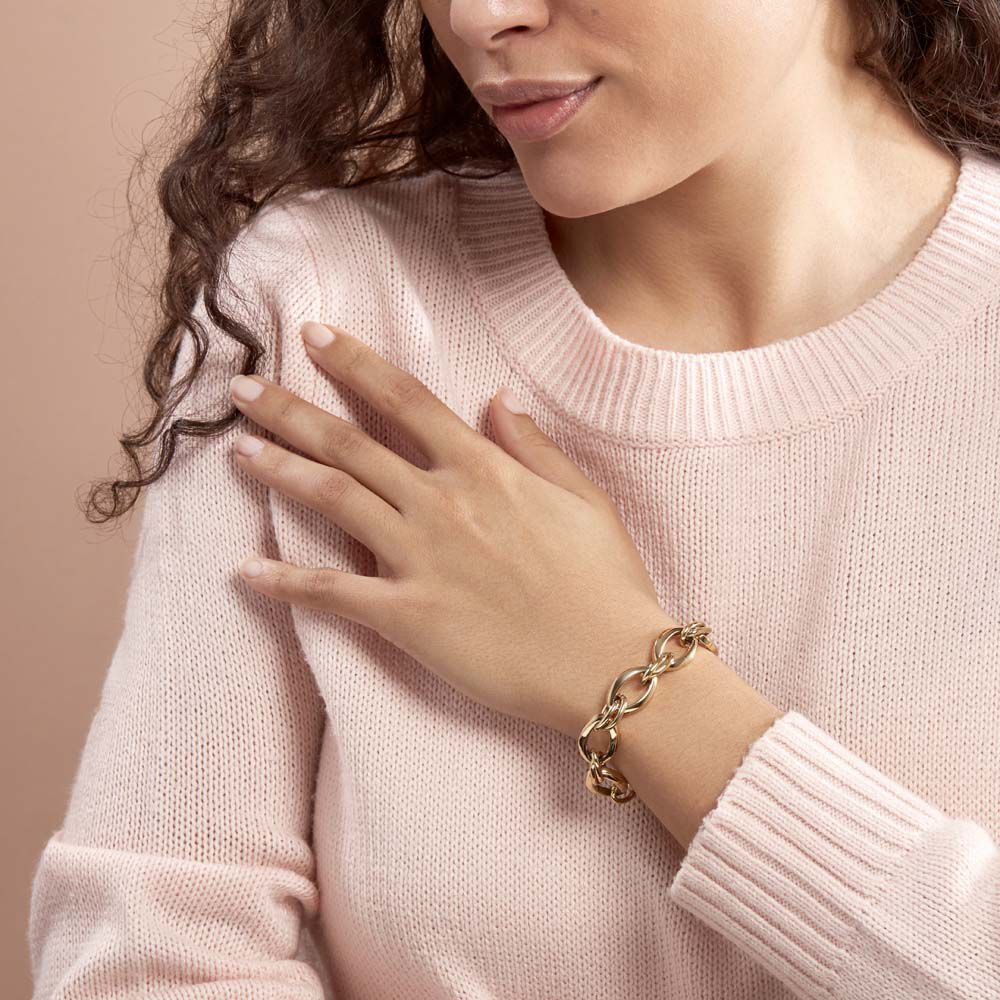 Bracelet Yupiti Acier Jaune - Bracelets chaînes Femme | Marc Orian