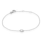 Bracelet Hermance Argent Blanc Oxyde De Zirconium - Bracelets fantaisie Femme | Marc Orian