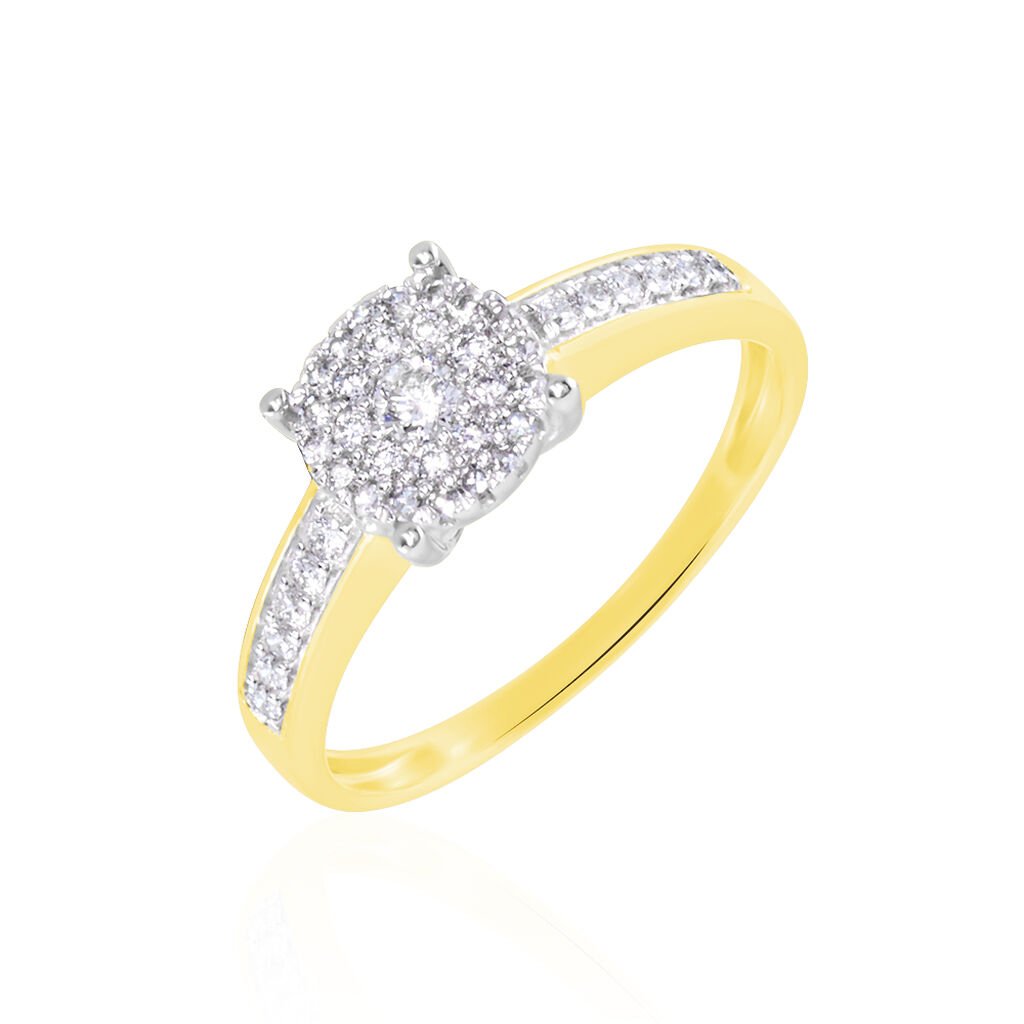 Bague Serena Or Jaune Diamant - Parures de mariage Femme | Marc Orian