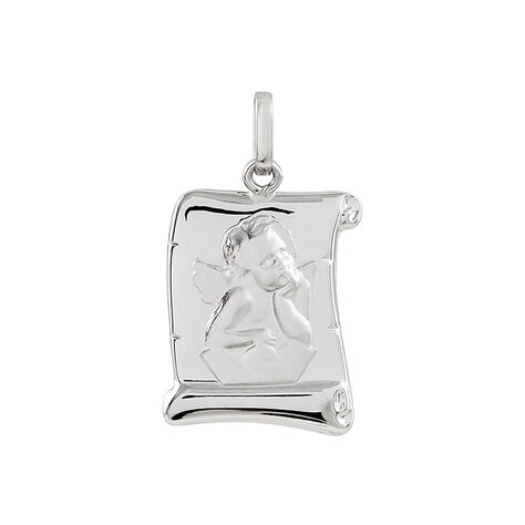 Pendentif Ange Parchemin Or Blanc - Pendentifs Enfant | Marc Orian