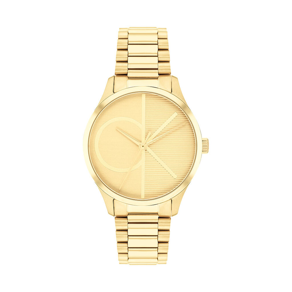 Montre Calvin Klein Iconic Dor&eacute; - Montres &eacute;tanches Femme | Marc Orian