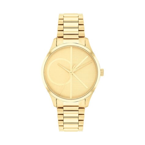 Montre Calvin Klein Iconic Dor&eacute; - Montres &eacute;tanches Femme | Marc Orian