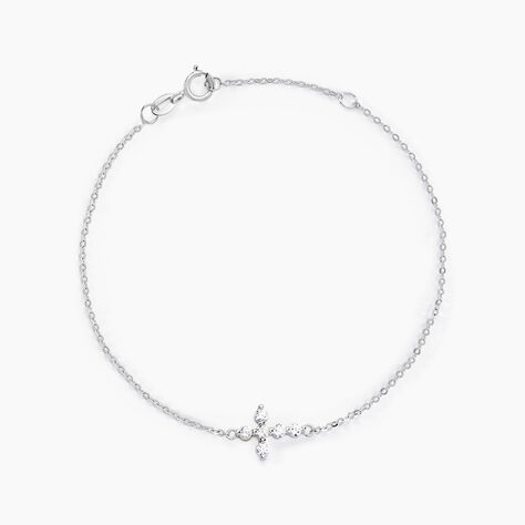 Bracelet Or Blanc Kerem Oxyde - Bracelets cha&icirc;nes Femme | Marc Orian