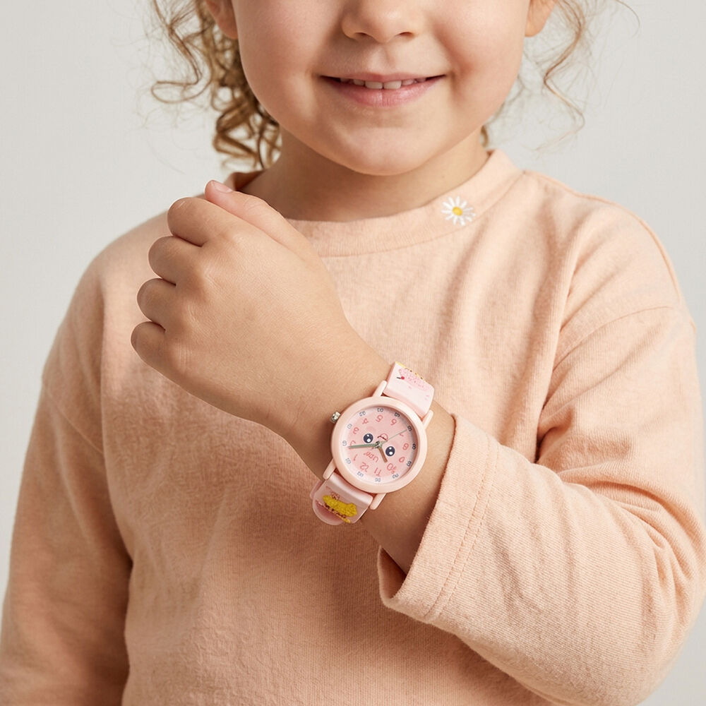 Montre Upp Tikky Muffin P&ecirc;che - Montres &eacute;tanches Enfant | Marc Orian