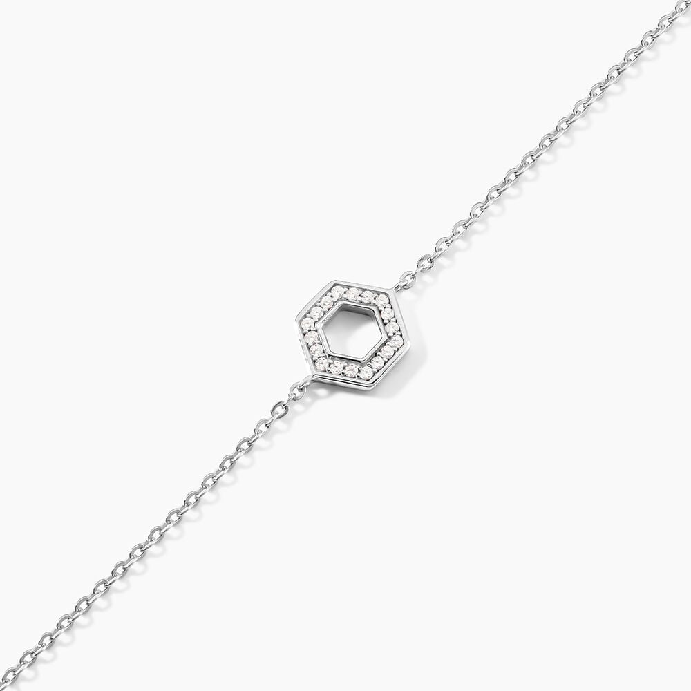 Bracelet Noely Argent Blanc Oxyde De Zirconium - Nouveautés Femme | Marc Orian