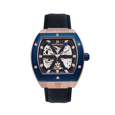 Montre Montignac Bleu - Montres automatique Homme | Marc Orian