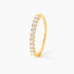 Alliance 1090 Or Jaune Diamant - Alliances avec pierres Femme | Marc Orian