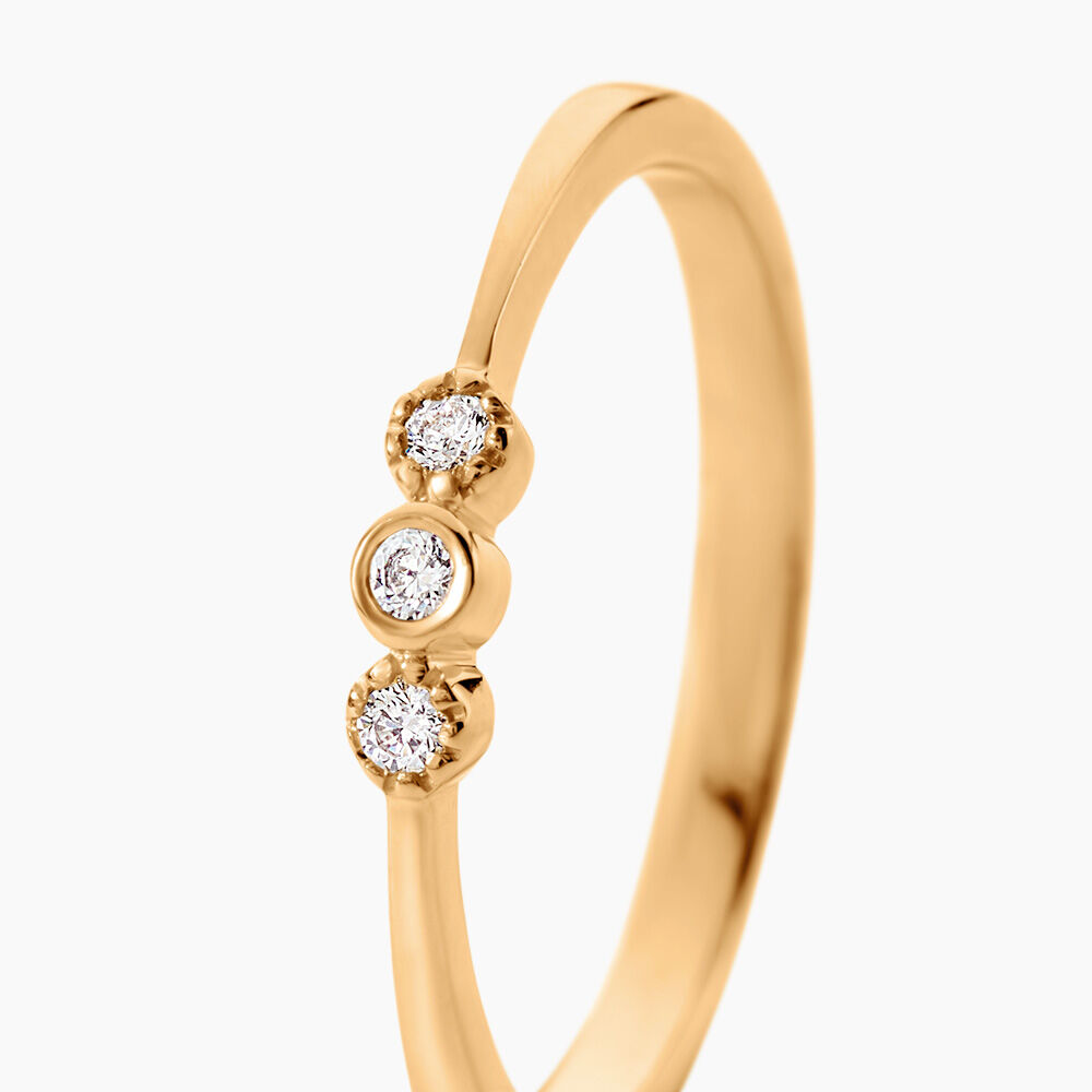 Bague Emerica Plaqu&eacute; Or Jaune Oxyde De Zirconium - Bijoux fantaisie Femme | Marc Orian