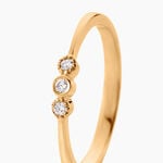 Bague Emerica Plaqu&eacute; Or Jaune Oxyde De Zirconium - Bijoux fantaisie Femme | Marc Orian