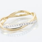 Bague Eister Or Jaune Oxyde De Zirconium - Bagues avec pierre Femme | Marc Orian