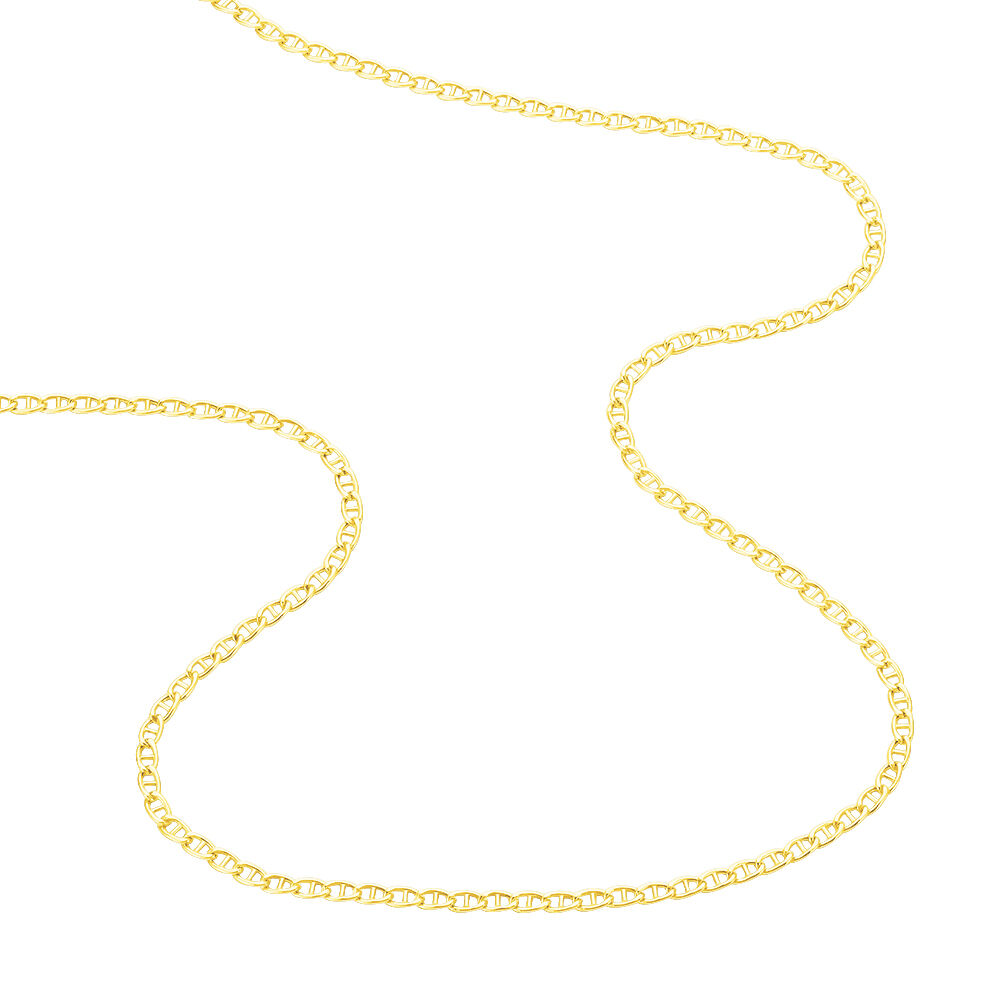 Collier Capucin Or Jaune Maille Marine Plate - Chaines Homme | Marc Orian