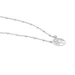 Boucles D'oreilles Puces Zelee Argent Blanc - Colliers fantaisie Femme | Marc Orian