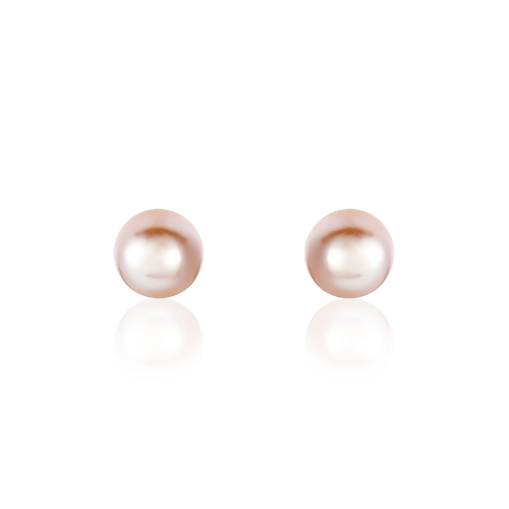 Boucles D'oreilles Puces Ursulina Or Jaune Perle De Culture - Boucles d'oreilles mariage Femme | Marc Orian