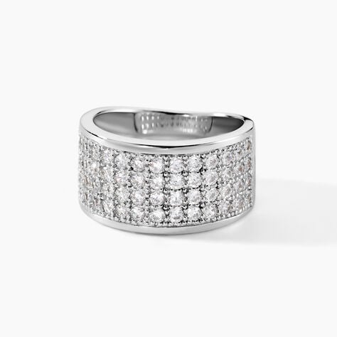 Bague Cecelia Argent Blanc Oxyde De Zirconium - Bagues avec pierre Femme | Marc Orian