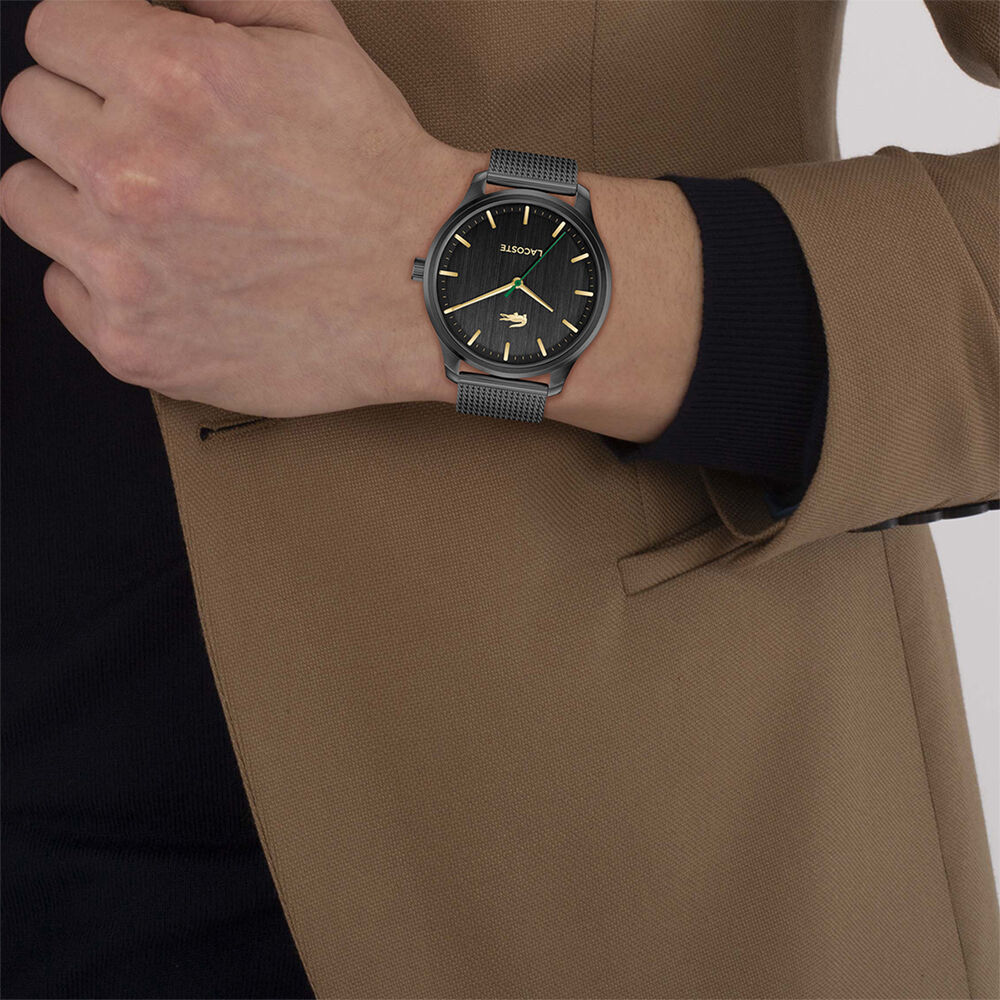 Montre Lacoste Lisbon Noir - Fête des pères Homme | Marc Orian