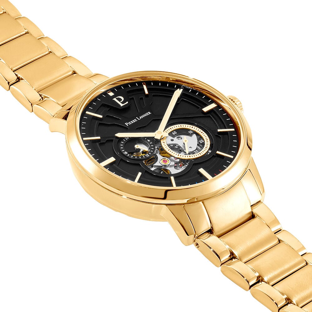 Montre Pierre Lannier Trio Noir - Montres automatiques Homme | Marc Orian