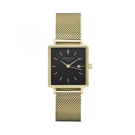 Montre Rosefield The Boxy Noir - Montres étanches Femme | Marc Orian
