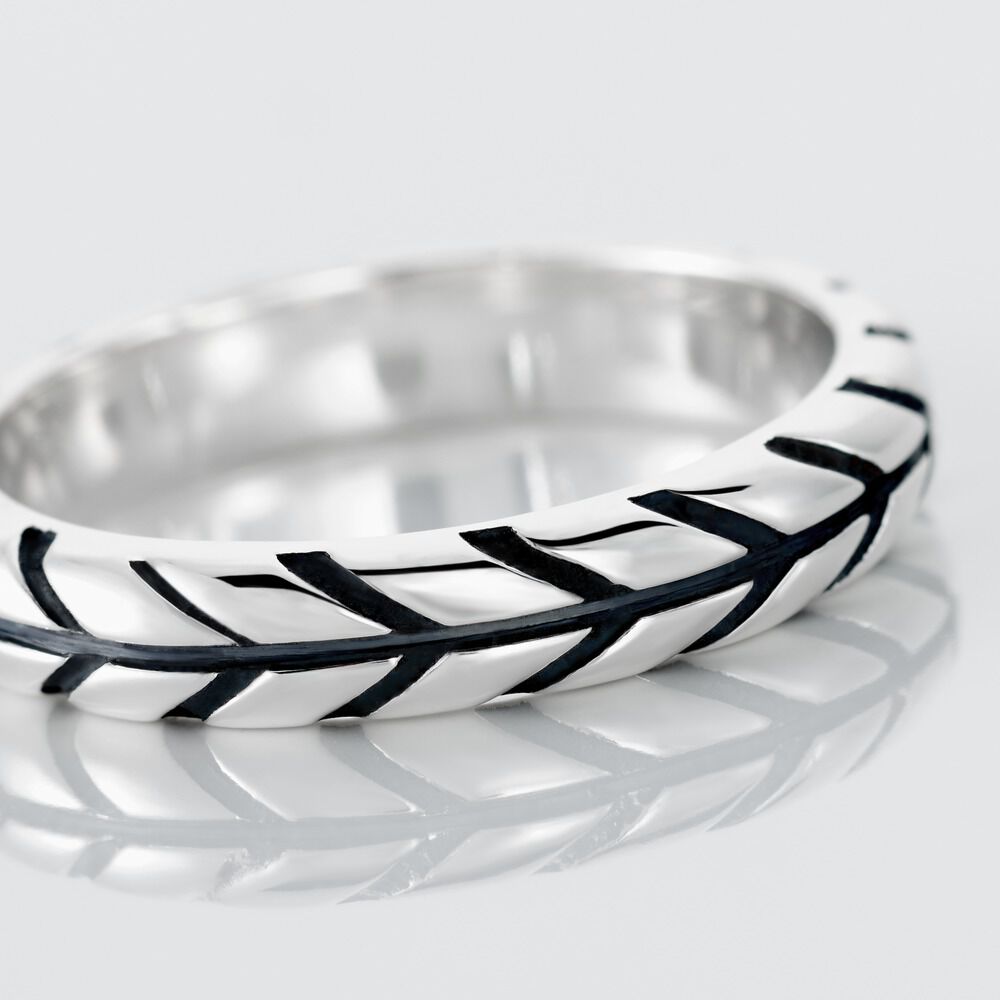 Bague Denys Argent Blanc - Bagues grosses Homme | Marc Orian