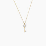 Collier Key Or Jaune Diamant - Colliers avec pierres Femme | Marc Orian