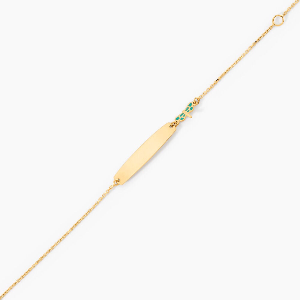 Bracelet Identit&eacute; Mellie Or Jaune - Gourmettes Enfant | Marc Orian