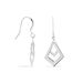 Boucles D'oreilles Pendantes Brittany Argent Blanc - Pendantes Femme | Marc Orian