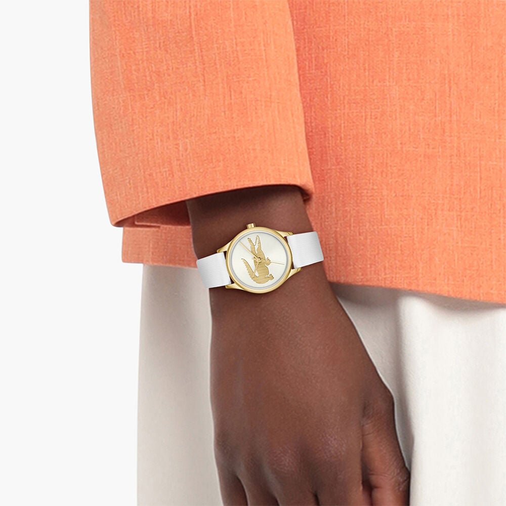 Montre Lacoste Crocodelle Blanc - Nouveautés Femme | Marc Orian