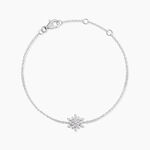 Bracelet Effie Argent Blanc Oxyde De Zirconium - Bracelets fantaisie Femme | Marc Orian