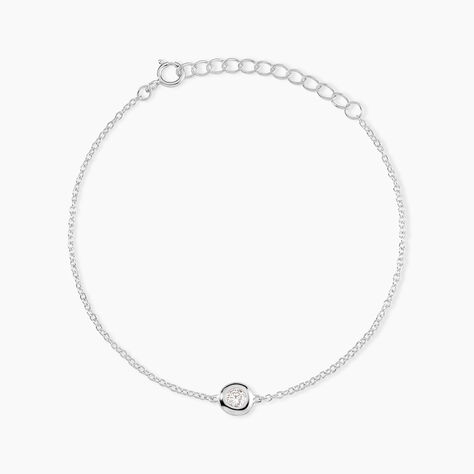 Bracelet Argent Laureano Oxydes De Zirconium - Bracelets fantaisie Femme | Marc Orian