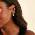 Boucles D'Oreilles Pendantes Sya Plaque Or Jaune Oxyde De Zirconium - Pendantes Femme | Marc Orian