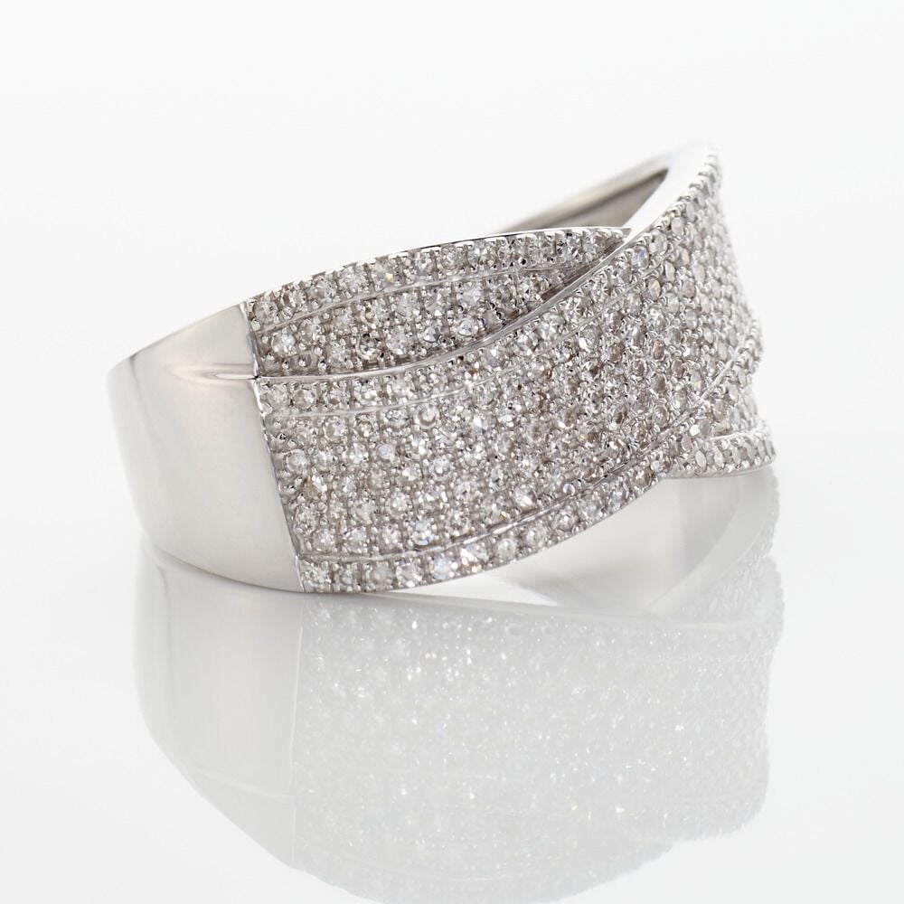 Bague Elyne Or Blanc Diamant - Parures de mariage Femme | Marc Orian