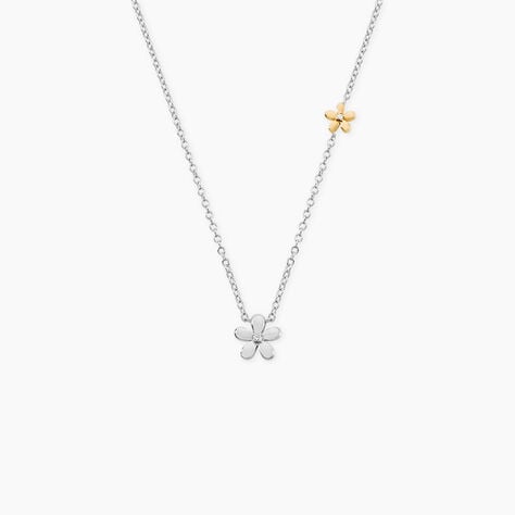 Collier Nelle Or Jaune Argent Blanc Oxyde De Zirconium - Colliers avec pierres Femme | Marc Orian