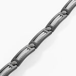 Bracelet Phebus Him Cosme Acier Noir - Bracelets cha&icirc;nes Homme | Marc Orian