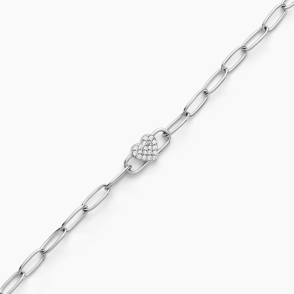 Bracelet Eternity Argent Blanc Oxyde De Zirconium - Bracelets fantaisie Femme | Marc Orian