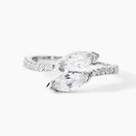 Bague Nevarte Argent Blanc Oxyde De Zirconium - Bijoux fantaisie Femme | Marc Orian