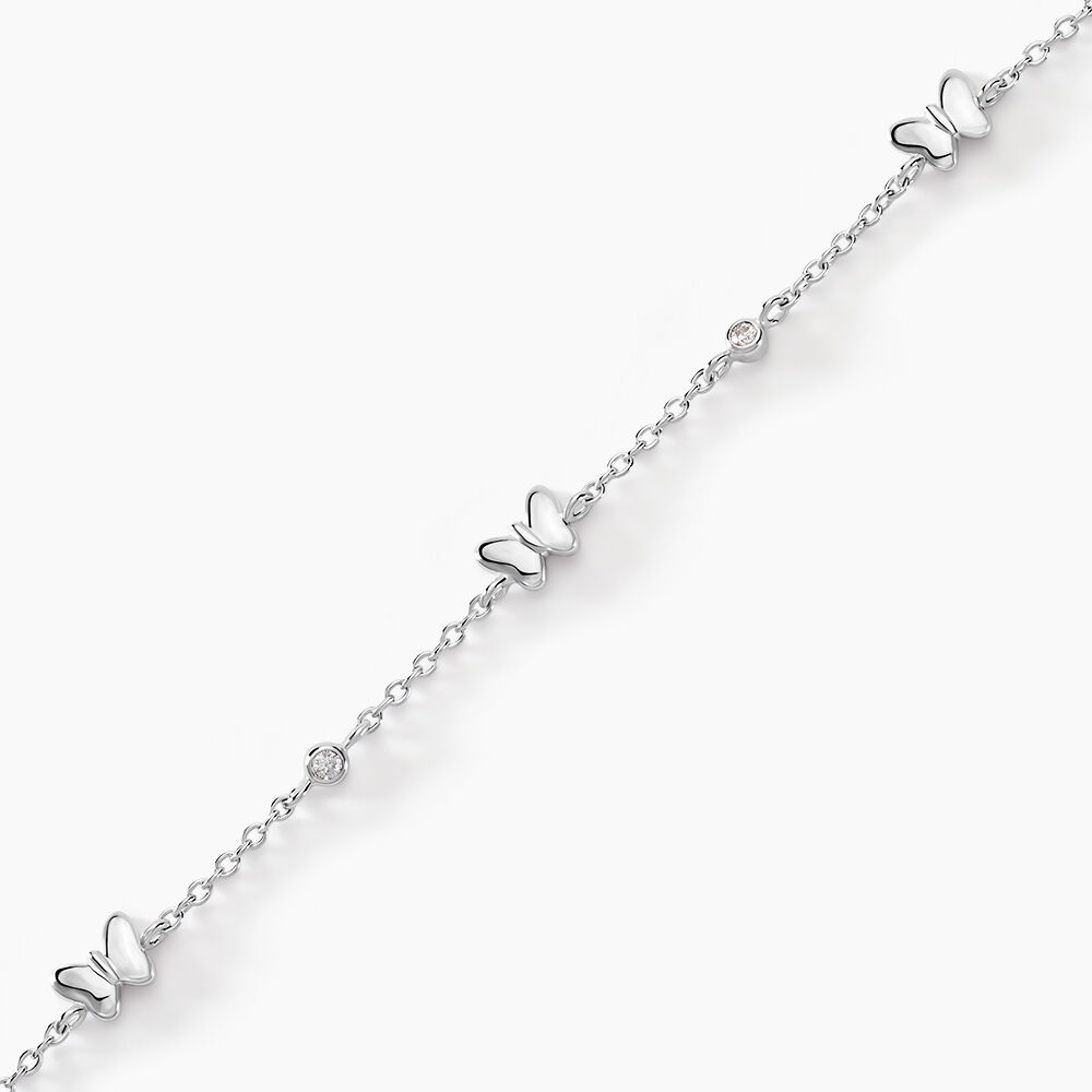Bracelet Diep Argent Blanc Oxyde De Zirconium - Bracelets chaînes Femme | Marc Orian
