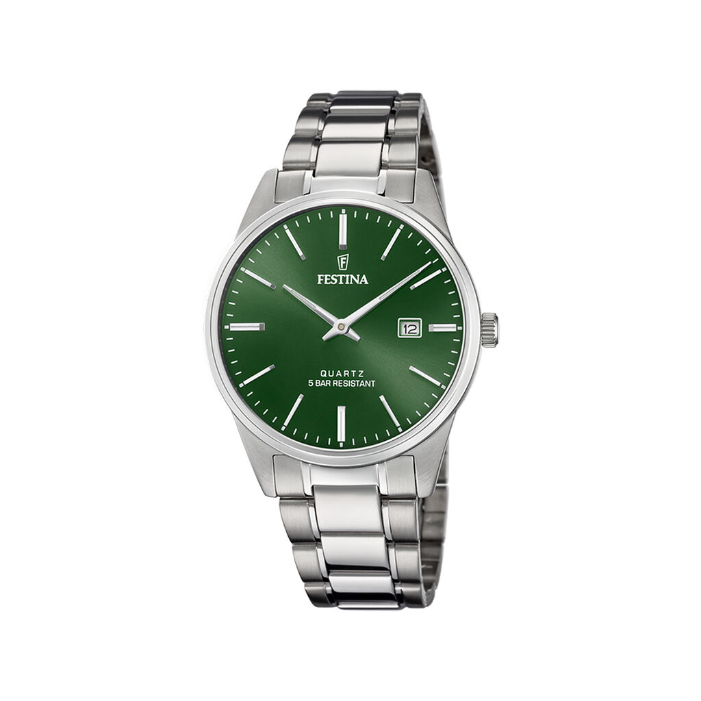 Montre Festina Classics 39 Vert - Montres étanches Homme | Marc Orian