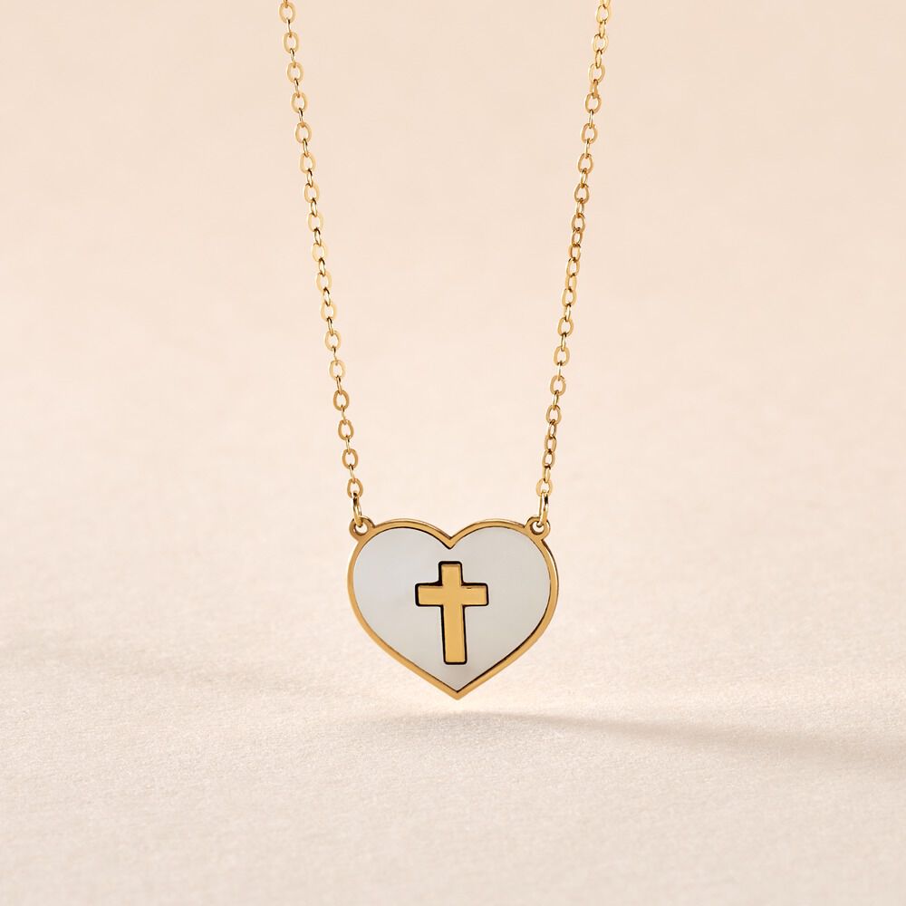 Collier Lawrie Or Jaune Nacre - Colliers avec pierres Famille | Marc Orian