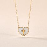 Collier Lawrie Or Jaune Nacre - Colliers avec pierres Famille | Marc Orian