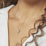 Collier Ligera Or Blanc Saphir Et Diamant - Colliers avec pierres Femme | Marc Orian