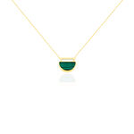 Collier Florica Or Jaune Malachite - Colliers avec pierres Femme | Marc Orian