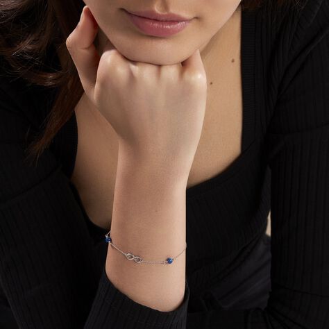 Bracelet Argent Mojdeh Lapis Lazuli - Bracelets chaînes Femme | Marc Orian