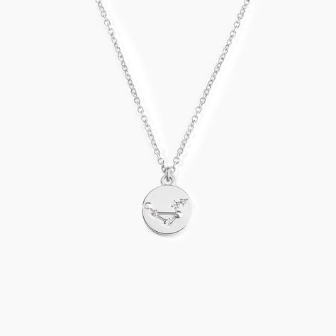 Collier Despina Argent Blanc Oxyde De Zirconium - Colliers avec pierres Femme | Marc Orian