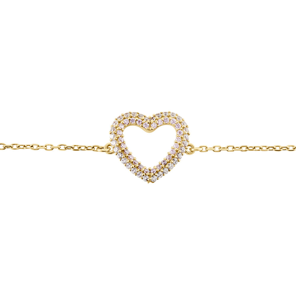 Bracelet Plaqué Or Jaune Xavia Oxydes De Zirconium - Bracelets chaînes Femme | Marc Orian