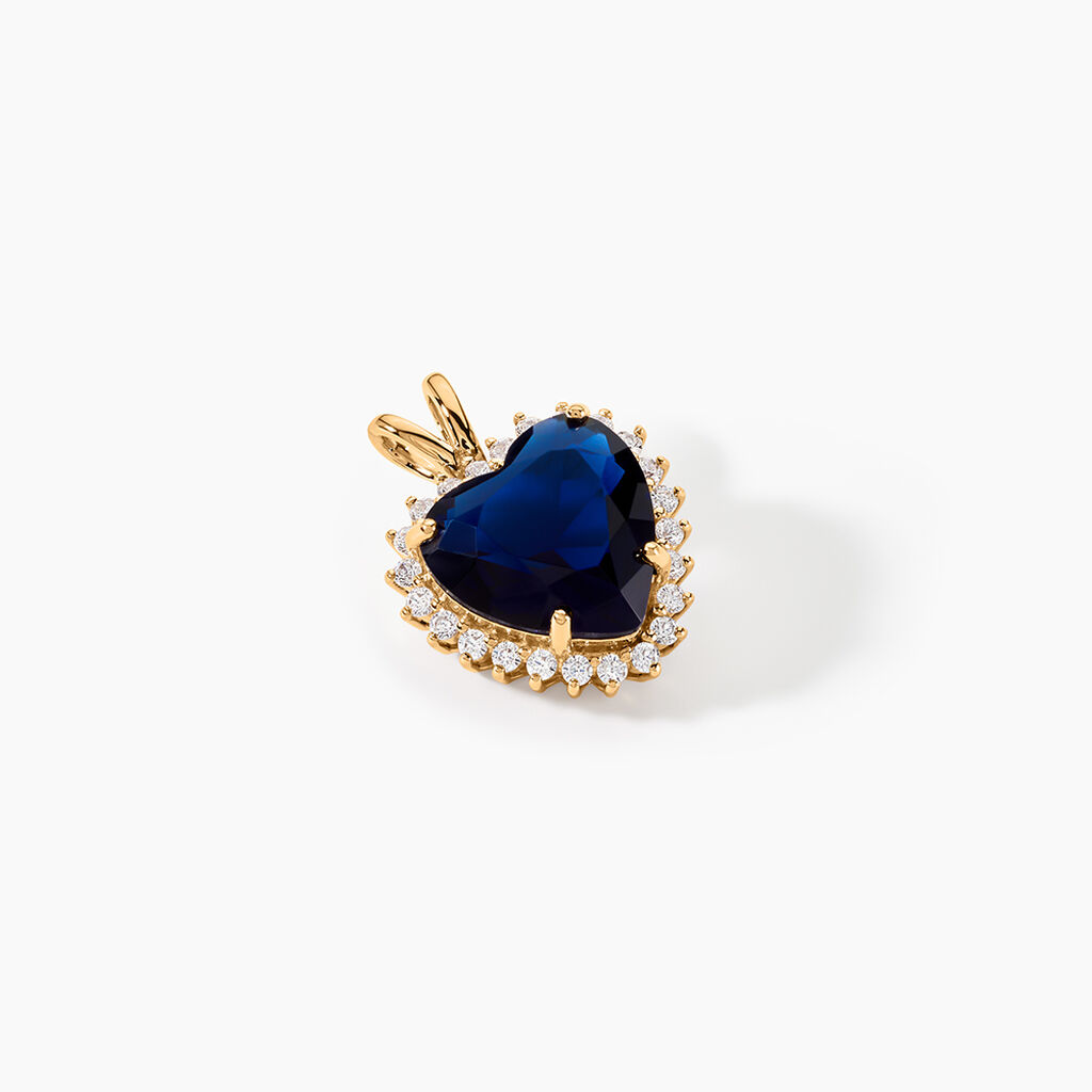 Pendentif Nelsa Plaqu&eacute; Or Jaune Oxyde De Zirconium - Bijoux fantaisie Femme | Marc Orian