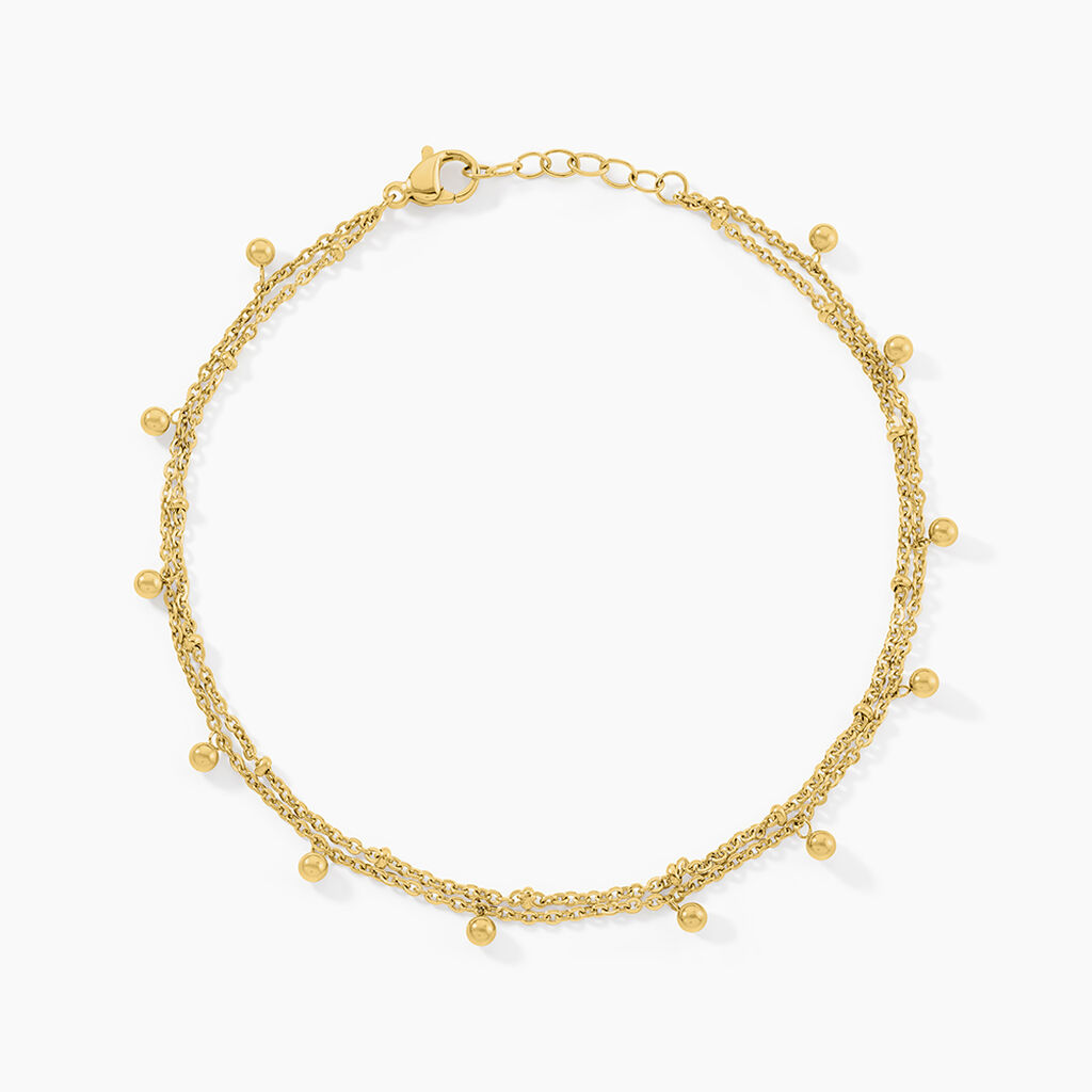 Chaîne De Cheville Athena Acier Jaune - Chaines de cheville Femme | Marc Orian