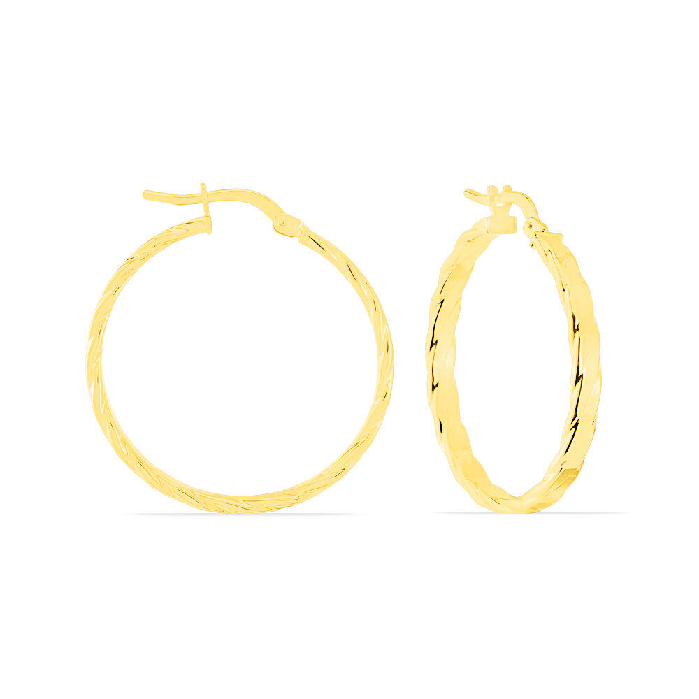 Cr&eacute;oles Deniz Or Jaune - Cr&eacute;oles Femme | Marc Orian