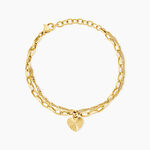 Bracelet Aurore Acier Jaune Oxyde De Zirconium - Bracelets Multirangs Femme | Marc Orian
