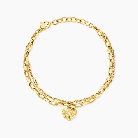 Bracelet Aurore Acier Jaune Oxyde De Zirconium - Bracelets Multirangs Femme | Marc Orian